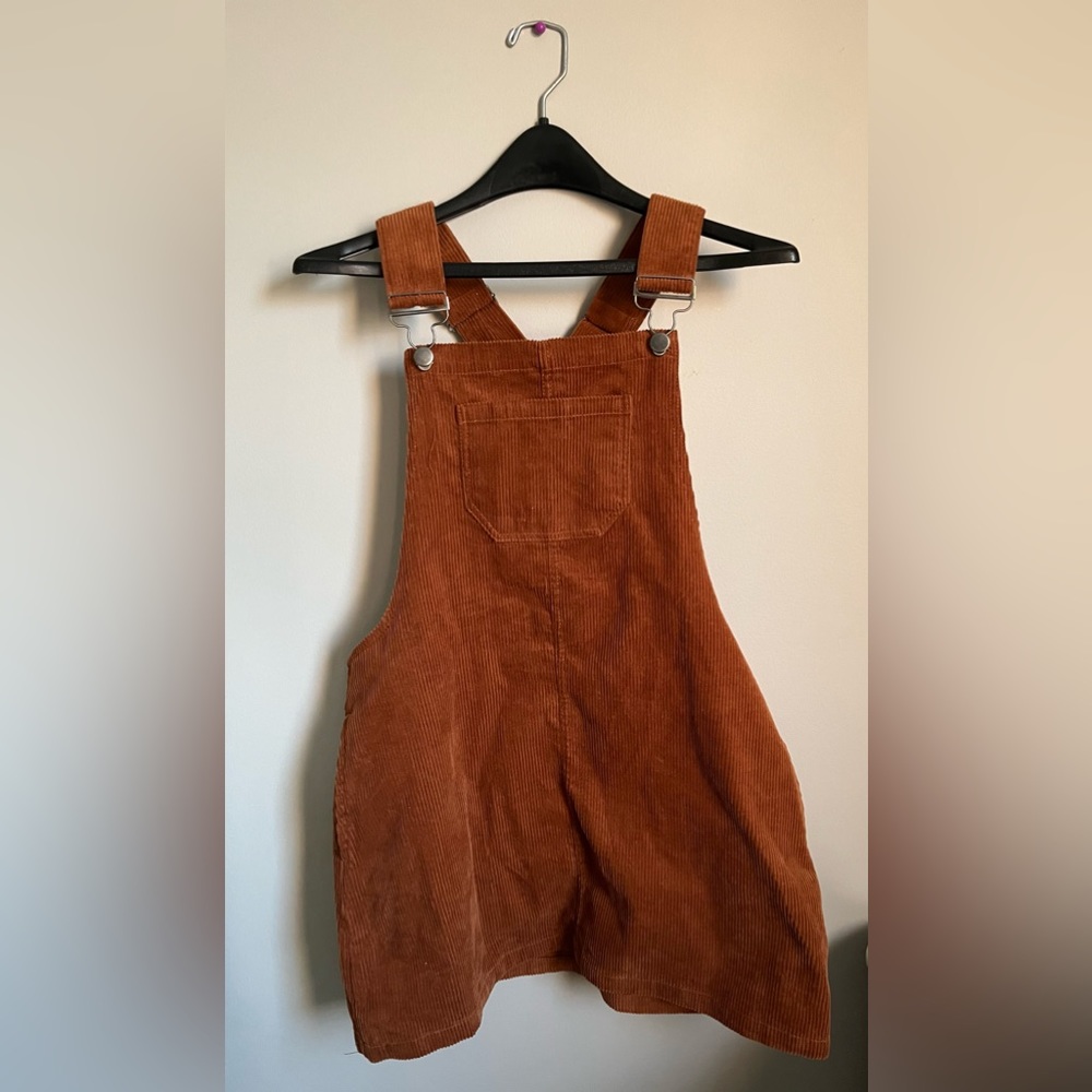 Rue 21 Orange Overall Dress